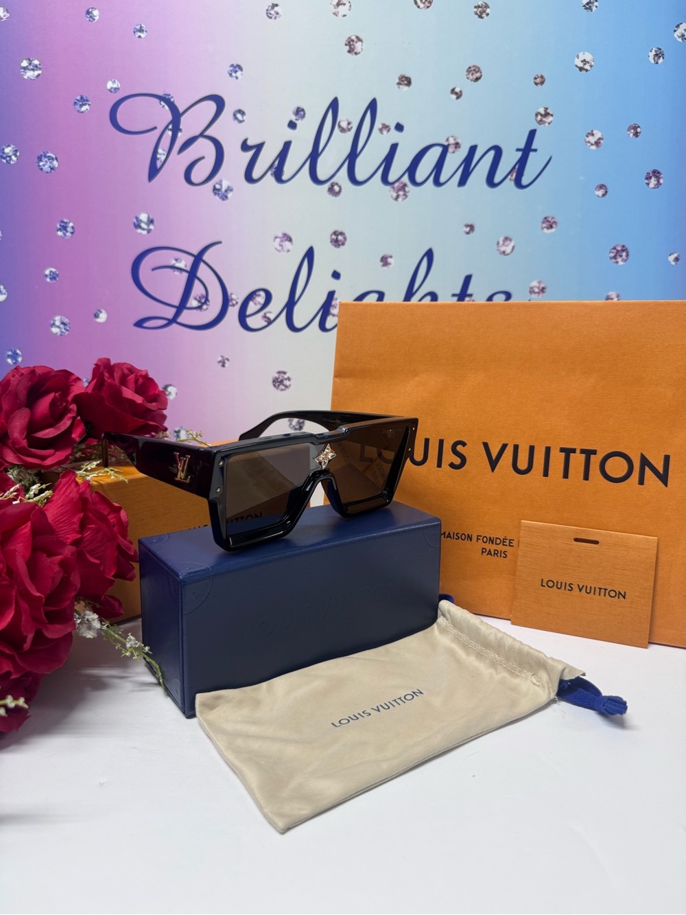 ❤️‍🔥$900 NIB UNISEX LOUIS VUITTON SUNGLASSES